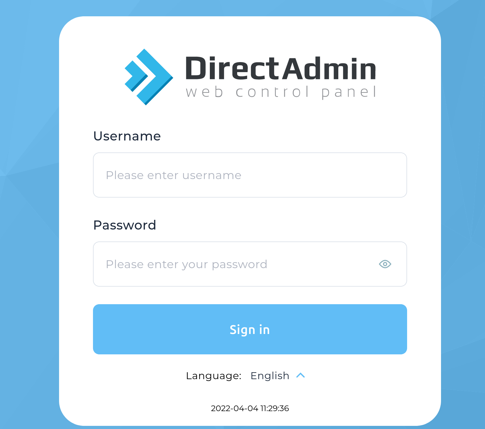 DirectAdmin Hosting